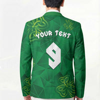 Custom Ireland Football Blazer Shamrock Celtic Geometric Sport