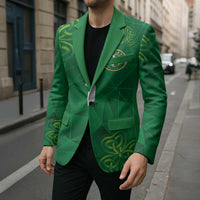 Custom Ireland Football Blazer Shamrock Celtic Geometric Sport