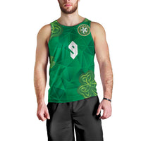 Custom Ireland Football Men Tank Top Shamrock Celtic Geometric Sport