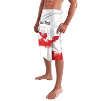 Personalized Polish National Flag Day Lavalava Polska White Eagle Grunge Style