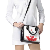 Personalized Polish National Flag Day Shoulder Handbag Polska White Eagle Grunge Style