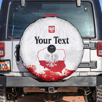 Personalized Polish National Flag Day Spare Tire Cover Polska White Eagle Grunge Style