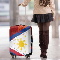 Philippines National Flag Day Luggage Cover Polynesian and Yakan Tattoo Brush Style