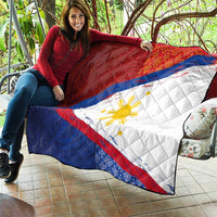 Philippines National Flag Day Quilt Polynesian and Yakan Tattoo Brush Style