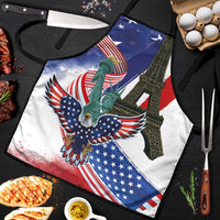 French-American Heritage Month Apron Dual Heritage and National Flag