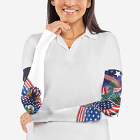 French-American Heritage Month Arm Sleeves Dual Heritage and National Flag