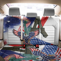 French-American Heritage Month Back Car Seat Cover Dual Heritage and National Flag