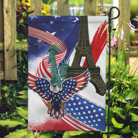 French-American Heritage Month Garden Flag Dual Heritage and National Flag