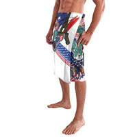 French-American Heritage Month Lavalava Dual Heritage and National Flag