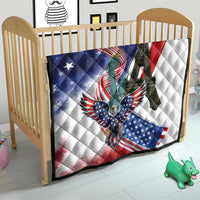 French-American Heritage Month Quilt Dual Heritage and National Flag