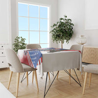 French-American Heritage Month Tablecloth Dual Heritage and National Flag