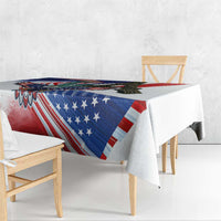French-American Heritage Month Tablecloth Dual Heritage and National Flag