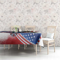 French-American Heritage Month Tablecloth Dual Heritage and National Flag