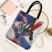 French-American Heritage Month Tote Bag Dual Heritage and National Flag