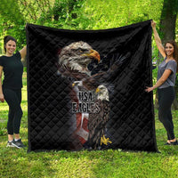 American Eagles Quilt United States Flag Vintage Style - Wonder Print Shop