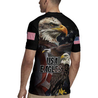 American Eagles Rugby Jersey United States Flag Vintage Style - Wonder Print Shop