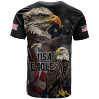 American Eagles T Shirt United States Flag Vintage Style - Wonder Print Shop