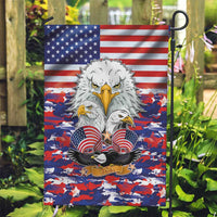 American Eagles Garden Flag United States Flag Camouflage Style - Wonder Print Shop