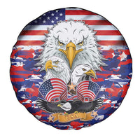 American Eagles Spare Tire Cover United States Flag Camouflage Style - Wonder Print Shop
