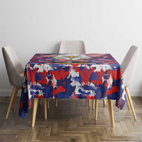 American Eagles Tablecloth United States Flag Camouflage Style - Wonder Print Shop