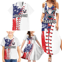 American Baseball Family Matching Summer Maxi Dress and Hawaiian Shirt Go Champion 2024 - Wonder Print Shop