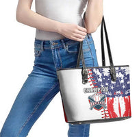American Baseball Leather Tote Bag Go Champion 2024 - Wonder Print Shop