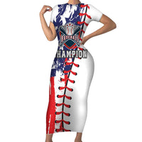 American Baseball Short Sleeve Bodycon Dress Go Champion 2024 - Wonder Print Shop