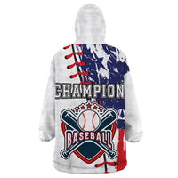 American Baseball Wearable Blanket Hoodie Go Champion 2024 - Wonder Print Shop