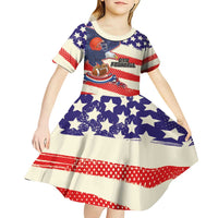 American Football Kid Short Sleeve Dress Go Champion 2024 - Wonder Print Shop