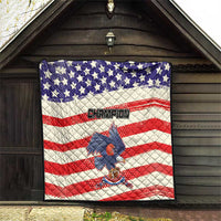 American Football Quilt Go Champion 2024 - Wonder Print Shop