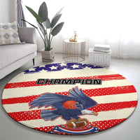 American Football Round Carpet Go Champion 2024