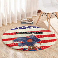 American Football Round Carpet Go Champion 2024