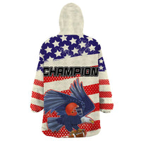 American Football Wearable Blanket Hoodie Go Champion 2024 - Wonder Print Shop