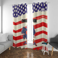American Football Window Curtain Go Champion 2024 - Wonder Print Shop
