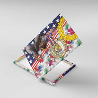 Hawaii and United States Together Canvas Wall Art Seal of Hawaii and Bald Eagle - Wonder Print Shop