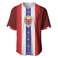 Custom Norway Football Baseball Jersey Norwegian Stripes-Viking Style - Wonder Print Shop