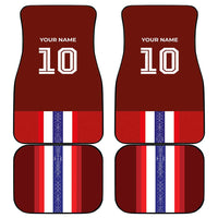 Norway Football Car Mats Norwegian Stripes-Viking Style - Wonder Print Shop