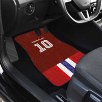 Norway Football Car Mats Norwegian Stripes-Viking Style - Wonder Print Shop