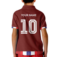 Custom Norway Football Kid Polo Shirt Norwegian Stripes-Viking Style - Wonder Print Shop