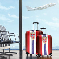 Norway Football Luggage Cover Norwegian Stripes-Viking Style - Wonder Print Shop