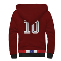 Custom Norway Football Sherpa Hoodie Norwegian Stripes-Viking Style - Wonder Print Shop