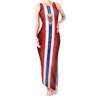 Custom Norway Football Tank Maxi Dress Norwegian Stripes-Viking Style - Wonder Print Shop
