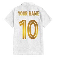 Custom Norway Football Hawaiian Shirt Norwegian Flag Style with Rosemaling Pattern - Wonder Print Shop