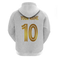 Custom Norway Football Hoodie Norwegian Flag Style with Rosemaling Pattern - Wonder Print Shop