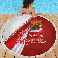 Indonesia Independence Day Beach Blanket Dirgahayu-Long Live Indonesia