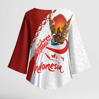 Indonesia Independence Day Kimono Sleeve Blouse Dirgahayu-Long Live Indonesia