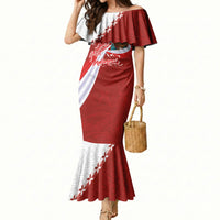 Indonesia Independence Day Mermaid Dress Dirgahayu-Long Live Indonesia