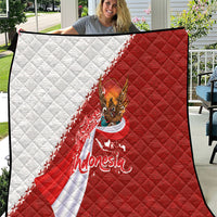 Indonesia Independence Day Quilt Dirgahayu-Long Live Indonesia
