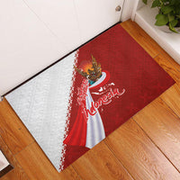 Indonesia Independence Day Rubber Doormat Dirgahayu-Long Live Indonesia
