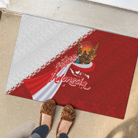 Indonesia Independence Day Rubber Doormat Dirgahayu-Long Live Indonesia